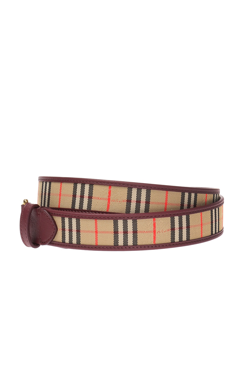 Red 2024 burberry belt